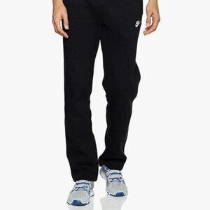 NWT Nike Men’s Sportswear Open-Hem Club Pants Black Medium